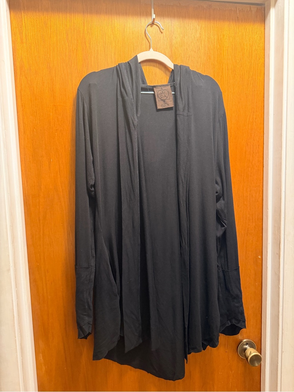 Calico alchemy black bamboo cardigan